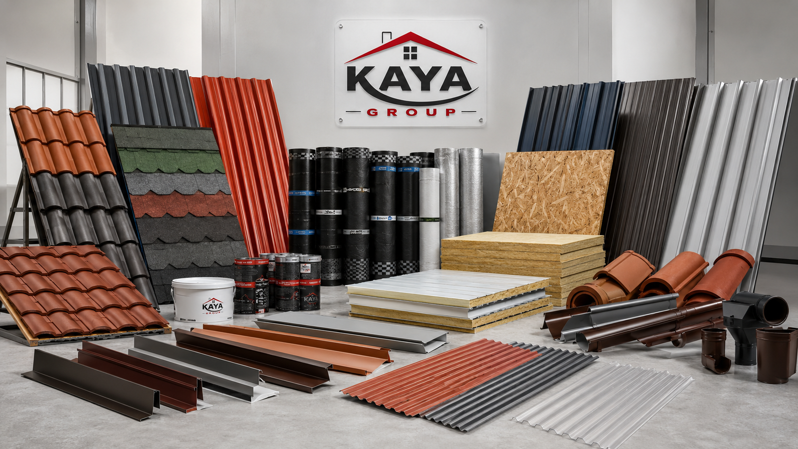 Keşan çatı ve yapı kaplama kiremit membran shingle trapez sac ve yalıtım ürünleri