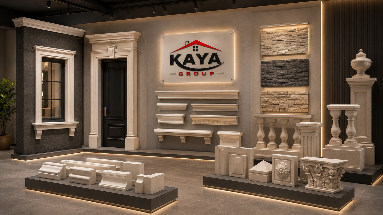 Keşan söve ve dekoratif taş proje şantiye tedariği Kaya Group sevkiyat